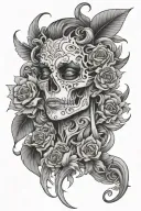 Depersonalization tattoo design idea