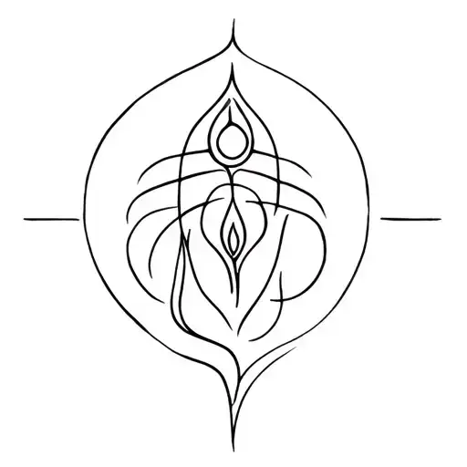 spiritual awakening tattoo design idea