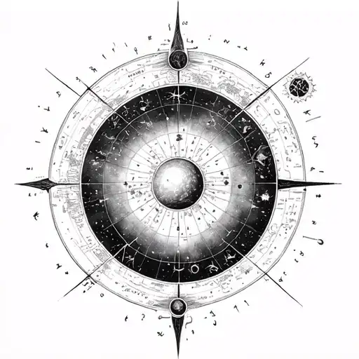 copernicus celestial map tattoo design idea