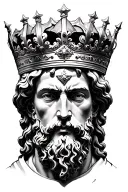 king david statue tattoo design idea