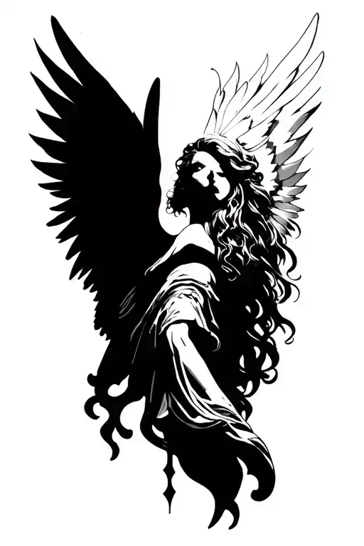 Angel Miguel Angel tattoo design idea