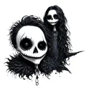 Tim Burton tattoo design idea