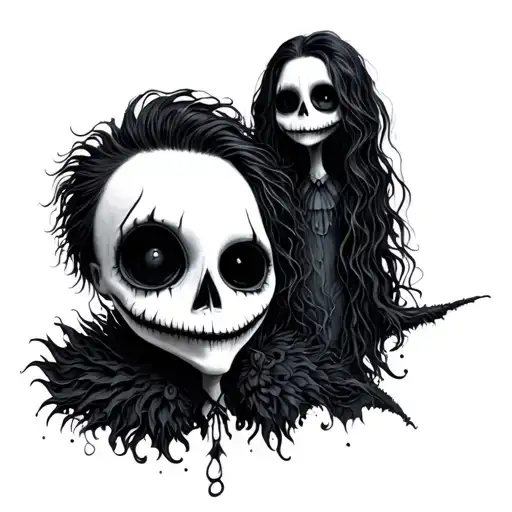 Tim Burton tattoo design idea