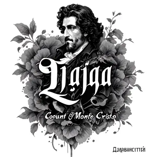 "Шпага" Count Of Monte Cristo tattoo design idea
