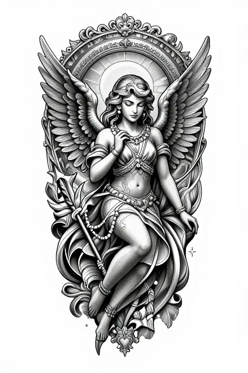 295+ Angel Rising Tattoo Ideas in 2026 - BlackInk AI