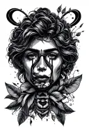 optical illusion brings beezer styles. tattoo design idea