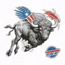 buffalo bills tattoo design idea
