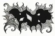 Anus tattoo design idea