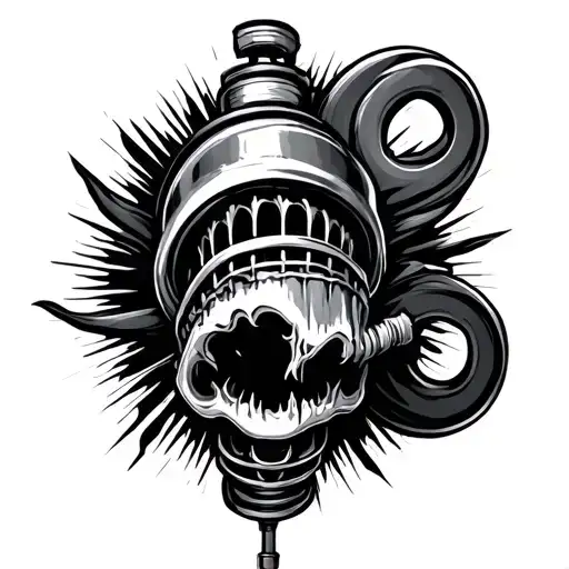 Shock Absorber tattoo design idea