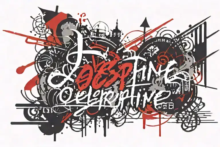 text 'Joesephine' calligraphy style tattoo design idea