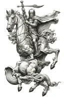 Saint George tattoo design idea