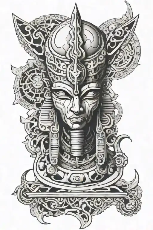 Osiris tattoo design featuring tattoo design idea