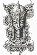 Osiris tattoo design featuring tattoo design idea
