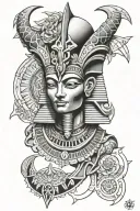 Osiris tattoo design featuring tattoo design idea