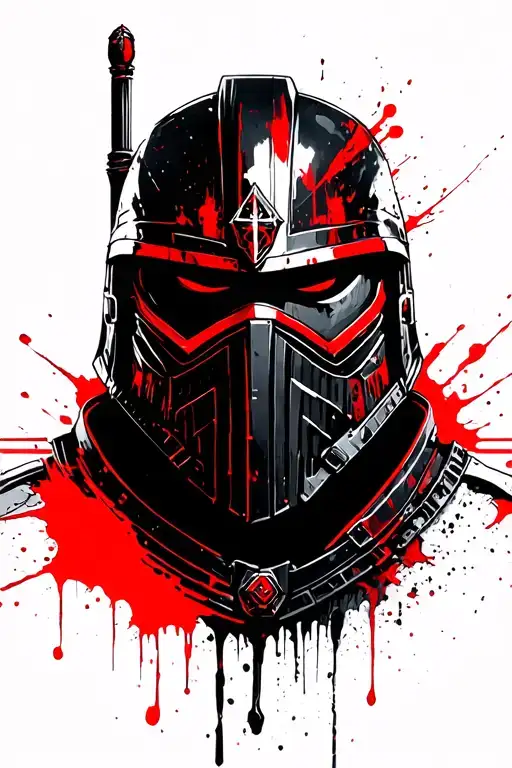 "In the fame of the Emperor" Warhammer 40K Imperial Guard tattoo design idea