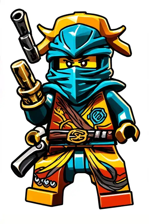 Lego ninjago zanee tattoo design idea