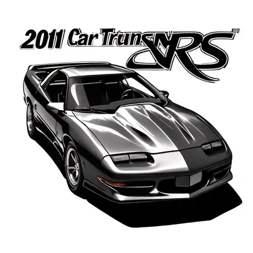 2001 trans am, car shows tattoo design idea