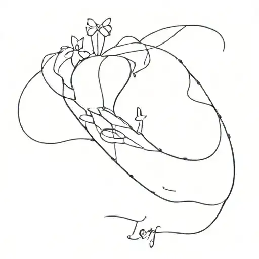 picture for 'let go or be dragged' tattoo design idea