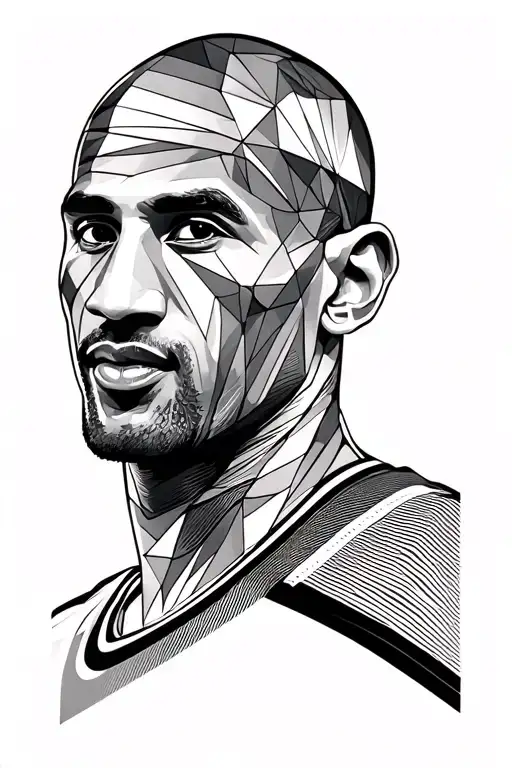 kobe bryant logo tattoo design idea