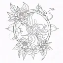 self growth mindset tattoo design idea