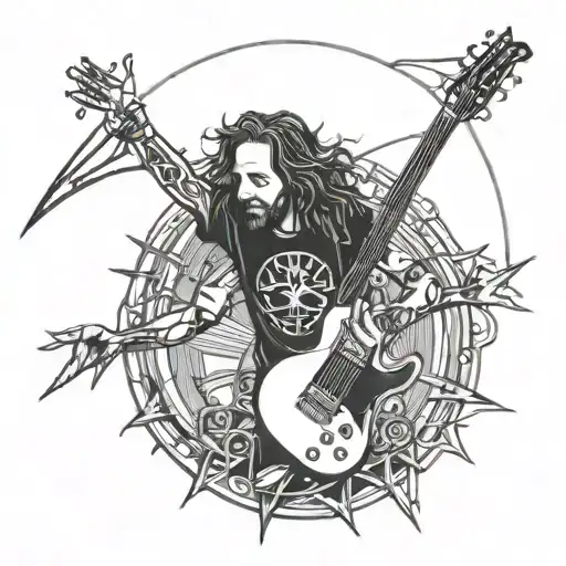 Pearl Jam Stickman tattoo design idea