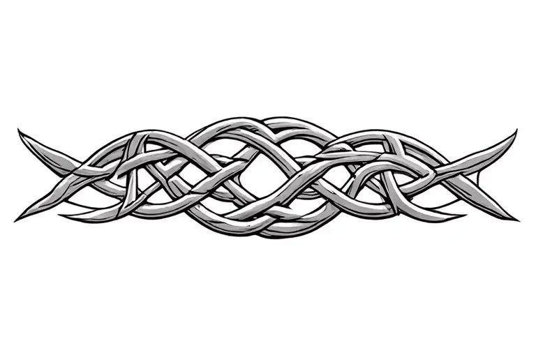 celtic knotwork tattoo design idea