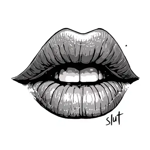 slut BBC only tattoo design idea