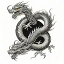 japanese dragons yakuza dragon sleeve tattoo design idea