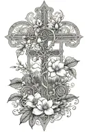 magnolia, Aspen tree, Roman numeral v, anatomically correct heart,  beautiful women, mountains, paisley, cross tattoo design idea