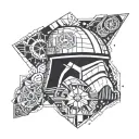 starwars patchwork tattoo tattoo design idea