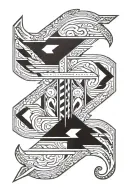 Choctaw  arrow tattoo design idea