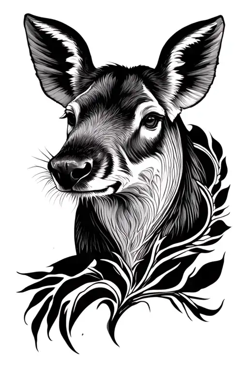 Please design a arm sleeve tattoo composed of Australian animals and outback. Make the style black and white traditional tattoo design idea