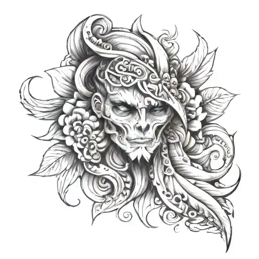 On Triceps tattoo design idea