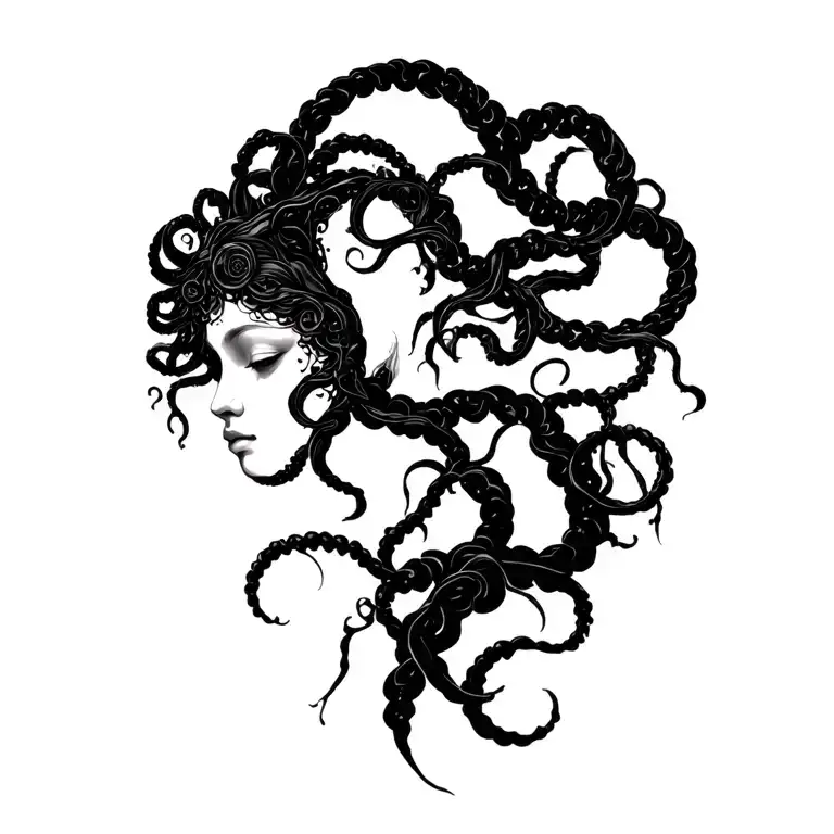 medusa tattoo design idea