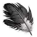 eagle feather  tattoo design idea