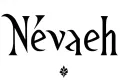 "Nevaeh" tattoo design idea