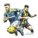 Naples and Boca Juniors tattoo design idea