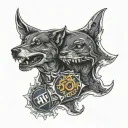 Naples and Boca Juniors tattoo design idea