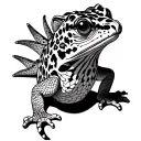 Leopard Gecko tattoo design idea