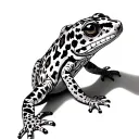 Leopard Gecko tattoo design idea