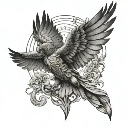 Icarus tattoo design idea
