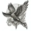 Icarus tattoo design idea