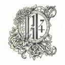 1971 in 1971 in Roman Numerals tattoo It tattoo design idea