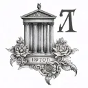 1971 in 1971 in Roman Numerals tattoo It tattoo design idea