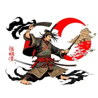 Samurai warrior tattoo design idea