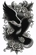 american traditional black and grey tattoo tattoo design idea