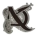 A tattoo featuring the initials 'K', 'A', 'P', and 'M' creatively integrated into a design inspired by the intricate patterns of traditional Indian henna art, paying homage to your interests in both your name and cultural heritage tattoo design idea