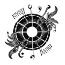 Circle Of Fifths tattoo design idea