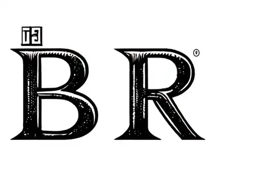 "BR" tattoo design idea