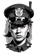 Correctional Officer tattoo design idea